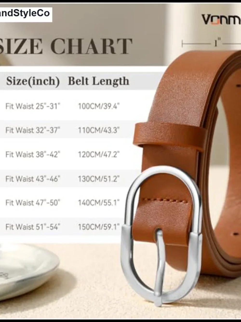 3 Pack Faux Leather Belts for Women Gold Buckle Adjustable Dress Belt